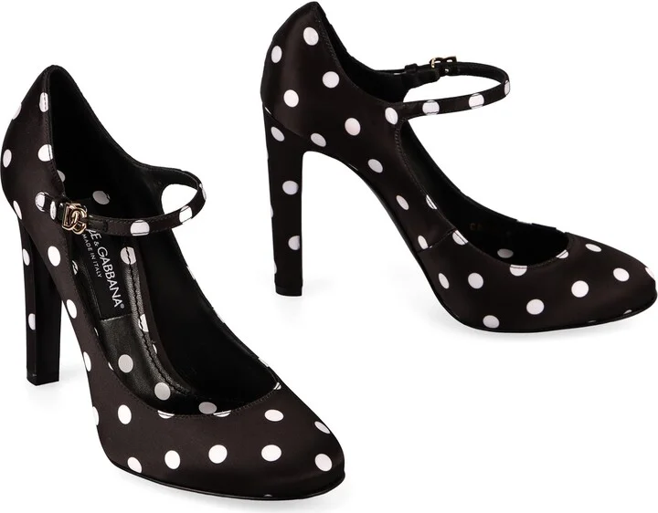 Dolce & Gabbana Satin Mary Jane Pumps - Image 3