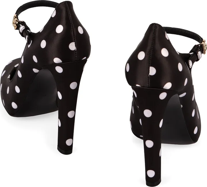 Dolce & Gabbana Satin Mary Jane Pumps - Image 4
