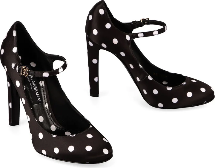 Dolce & Gabbana Satin Mary Jane Pumps - Image 7