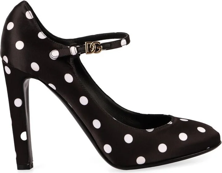 Dolce & Gabbana Satin Mary Jane Pumps