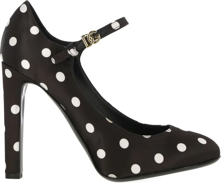 Dolce & Gabbana Satin Mary Jane Pumps