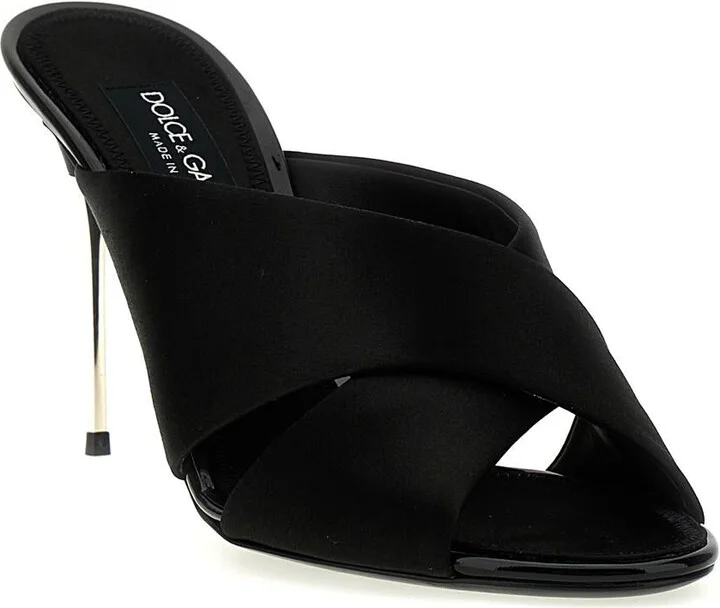 Dolce & Gabbana Satin Sandals - Image 2