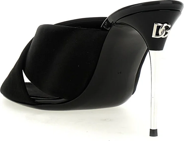 Dolce & Gabbana Satin Sandals - Image 3