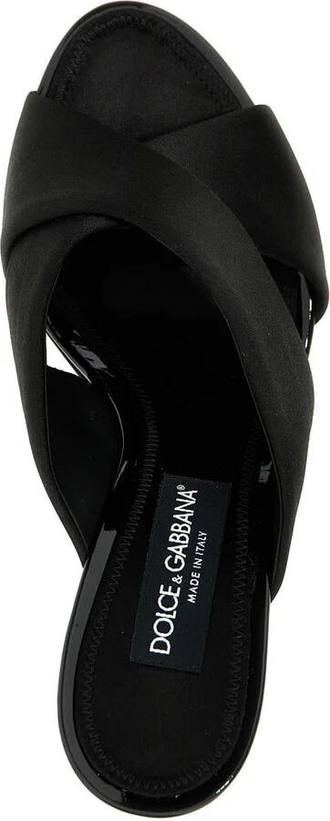 Dolce & Gabbana Satin Sandals - Image 4