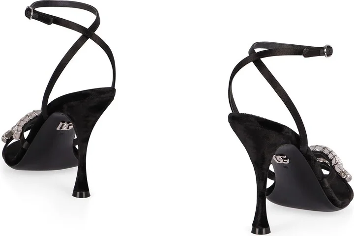 Dolce & Gabbana Satin Sandals - Image 5