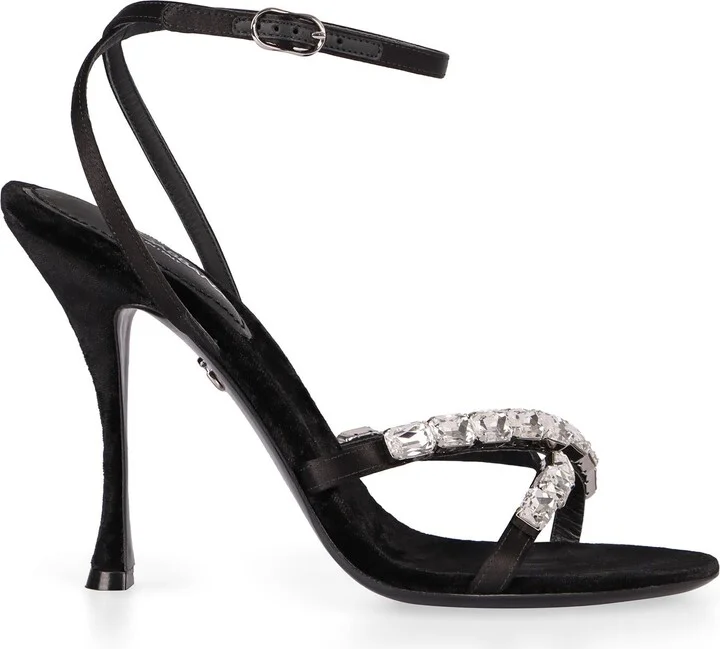 Dolce & Gabbana Satin Sandals - Image 2