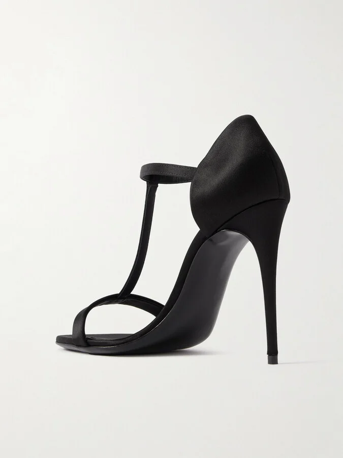 Dolce & Gabbana - Satin Sandals - Black - Image 3