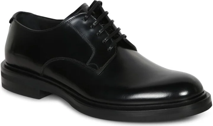 Dolce & Gabbana Scarpa 'Derby' In Shiny Black Leather - Image 2