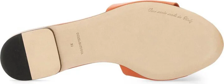 Dolce & Gabbana Slide Sandal With Logo - Image 5