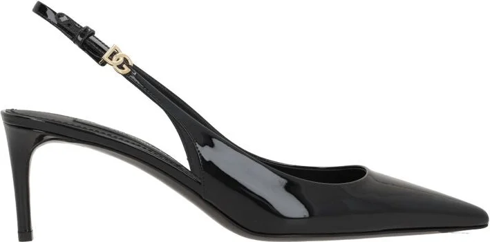 Dolce & Gabbana Slingback In Patent Leather