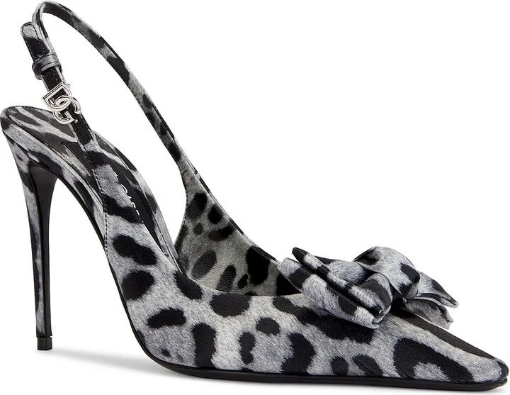Dolce & Gabbana Slingback Pump in Grey - Image 2