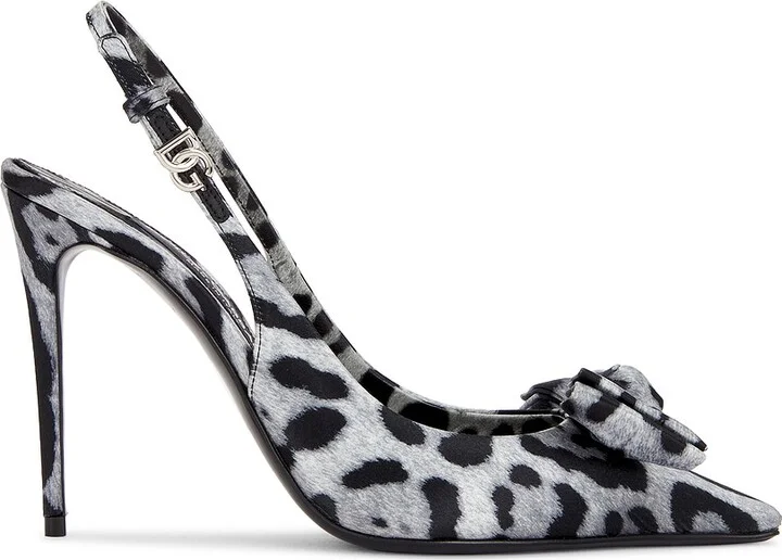 Dolce & Gabbana Slingback Pump in Grey