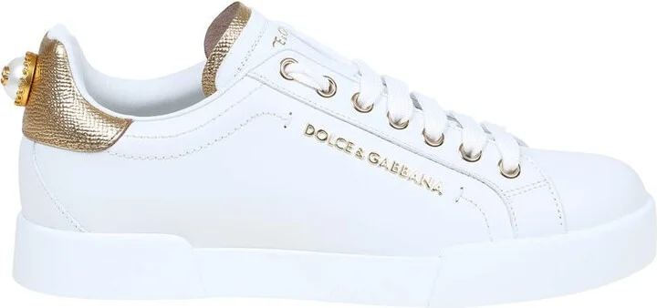 Dolce & Gabbana Sneakers From The Portofino Line In Nappa Leather