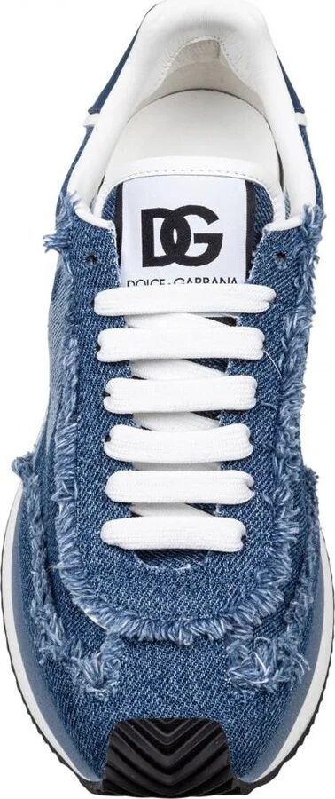 Dolce & Gabbana Sneakers In Denim And Nappa - Image 3