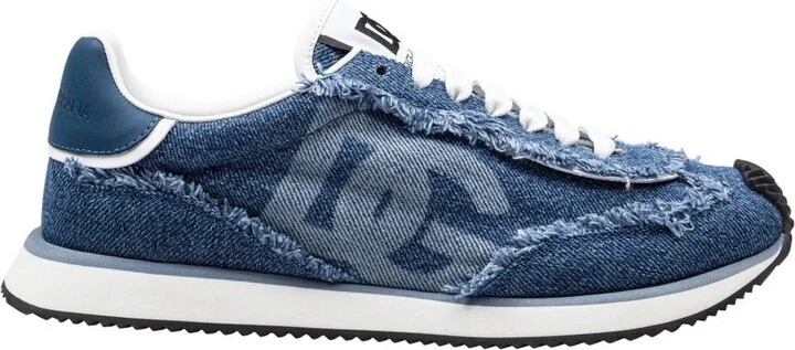 Dolce & Gabbana Sneakers In Denim And Nappa