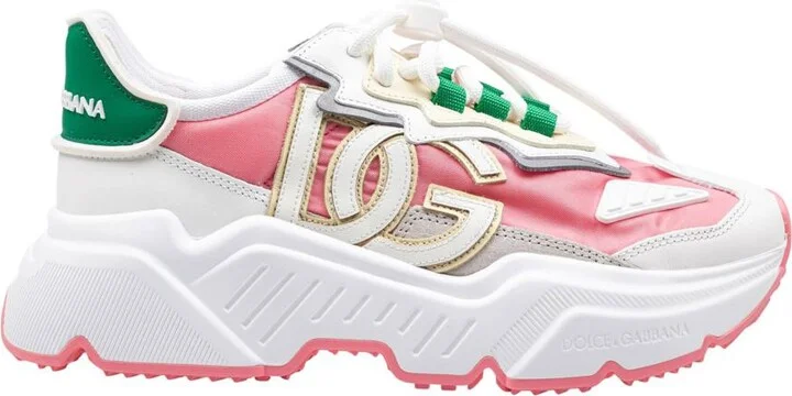 Dolce & Gabbana Sneakers In Nylon, Rubberized Calfskin