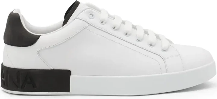 Dolce & Gabbana Sneakers With Leather Inserts