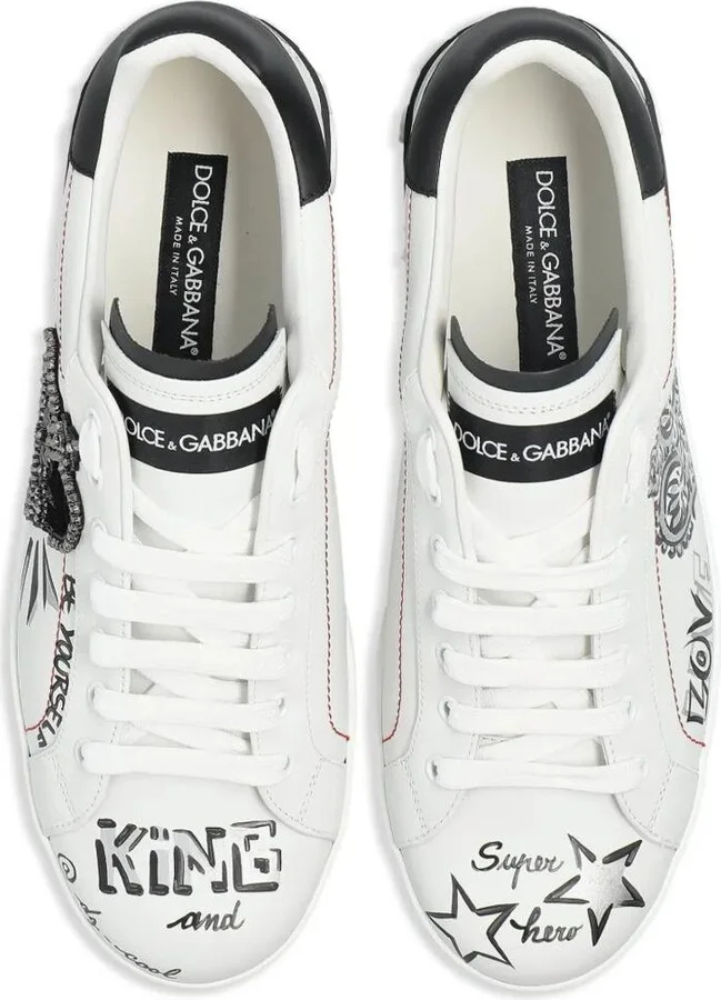 Dolce & Gabbana Sneakers With Logo Application - Image 5