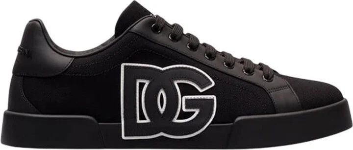 Dolce & Gabbana Sneakers With Logo Plaque