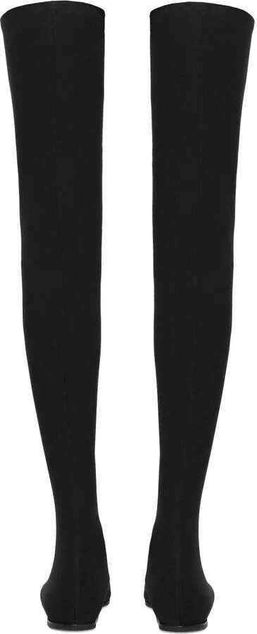 Dolce & Gabbana Stretch Jersey "Cuissard" Boot - Image 3