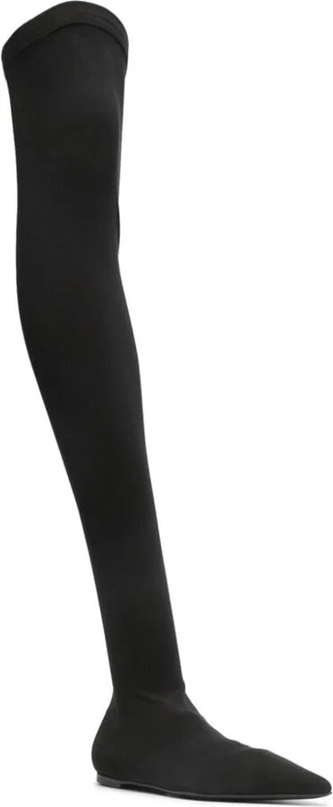 Dolce & Gabbana Stretch Jersey Over-The-Knee Boots - Image 3