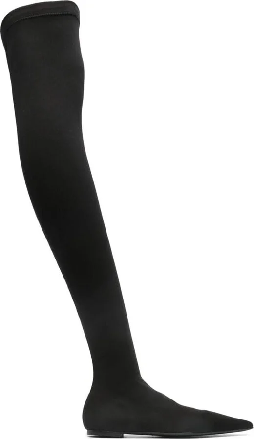 Dolce & Gabbana Stretch Jersey Over-The-Knee Boots