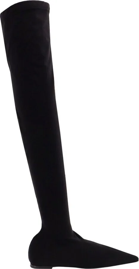 Dolce & Gabbana Stretch Jersey Thigh-High Boots