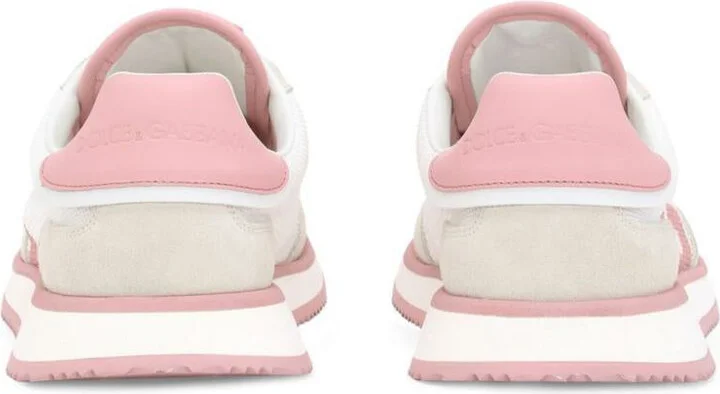Dolce & Gabbana Suede And Mesh Dg Cushion Sneakers Shoes - Image 3