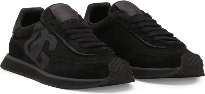 Dolce & Gabbana Suede And Mesh Dg Cushion Sneakers Shoes - Image 2