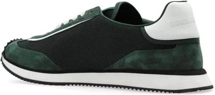 Dolce & Gabbana Suede And Mesh Dg Cushion Sneakers Shoes - Image 4