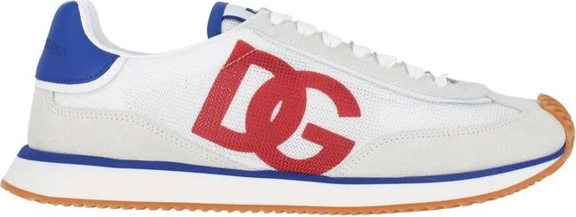 Dolce & Gabbana Suede And Mesh Dg Cushion Sneakers Shoes - Image 2