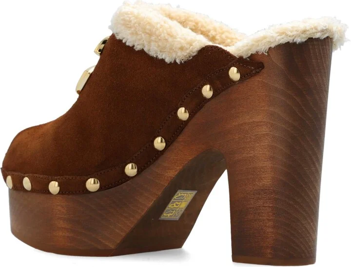Dolce & Gabbana Suede Clogs - Image 3