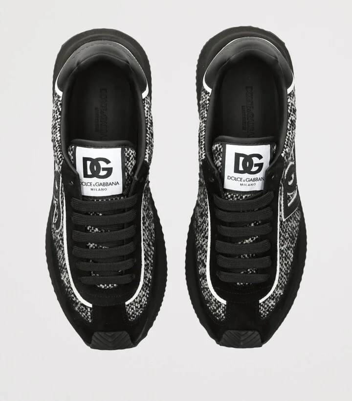 Dolce & Gabbana Suede Dg Cushion Sneakers - Image 4