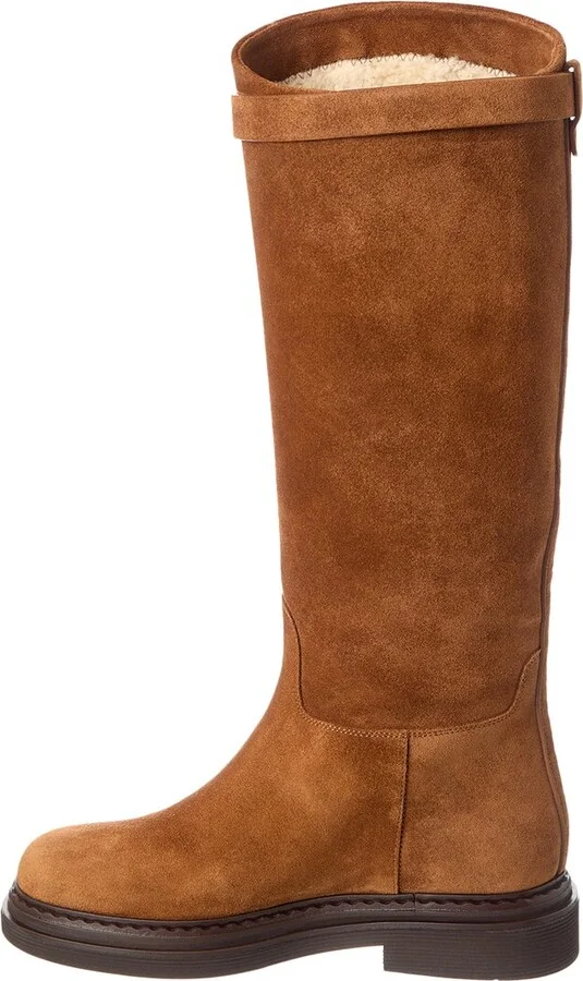Dolce & Gabbana Suede Knee-High Boot - Image 2