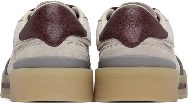 Dolce&Gabbana Taupe New Roma Sneakers - Image 2