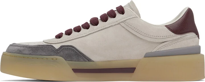 Dolce&Gabbana Taupe New Roma Sneakers - Image 3