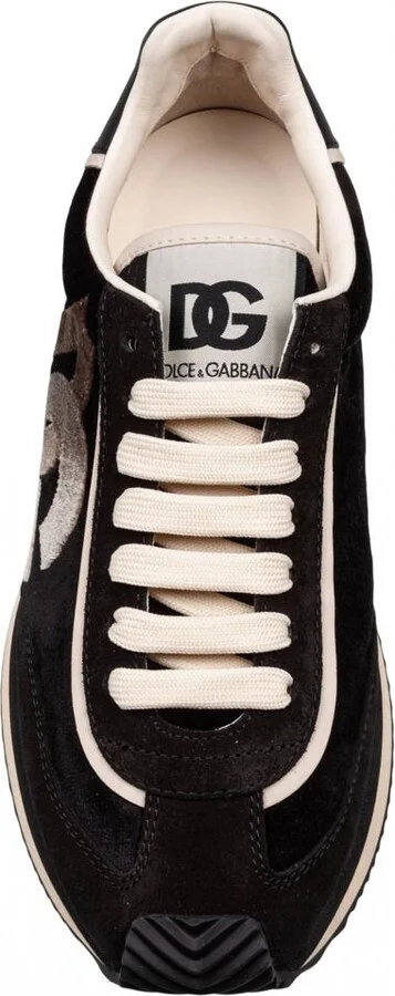 Dolce & Gabbana Velvet And Suede Sneakers - Image 3
