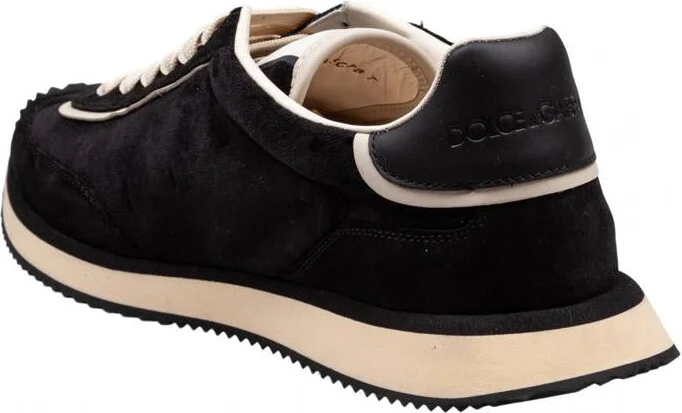 Dolce & Gabbana Velvet And Suede Sneakers - Image 4