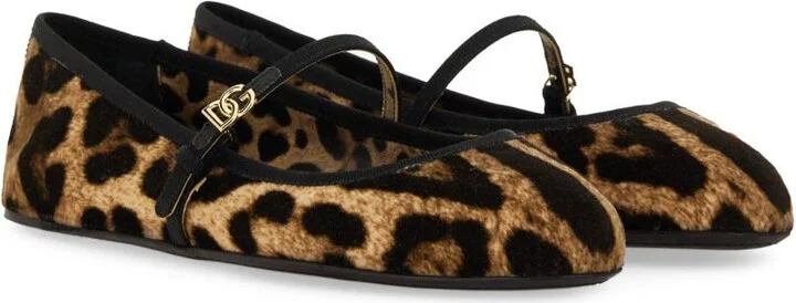Dolce & Gabbana Velvet Ballerina - Image 2