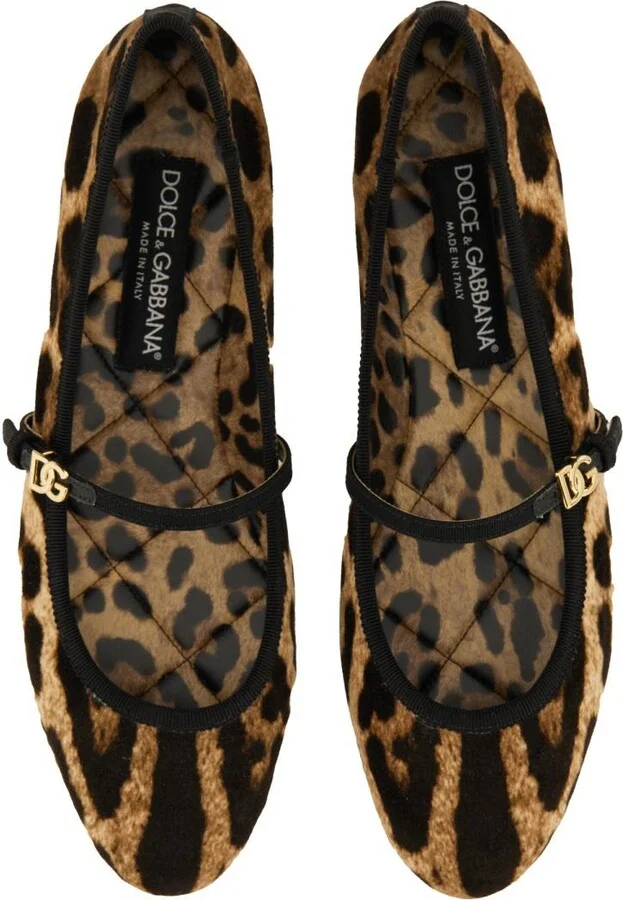 Dolce & Gabbana Velvet Ballerina - Image 6