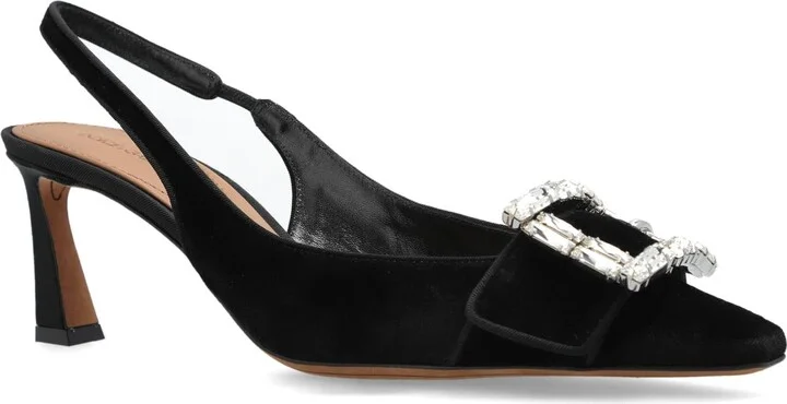Dolce & Gabbana Velvet High-heeled Shoes - Image 4