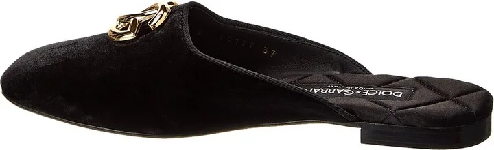 Dolce & Gabbana Velvet Mule - Image 2