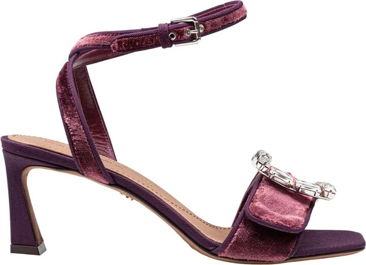 Dolce & Gabbana Velvet Sandal