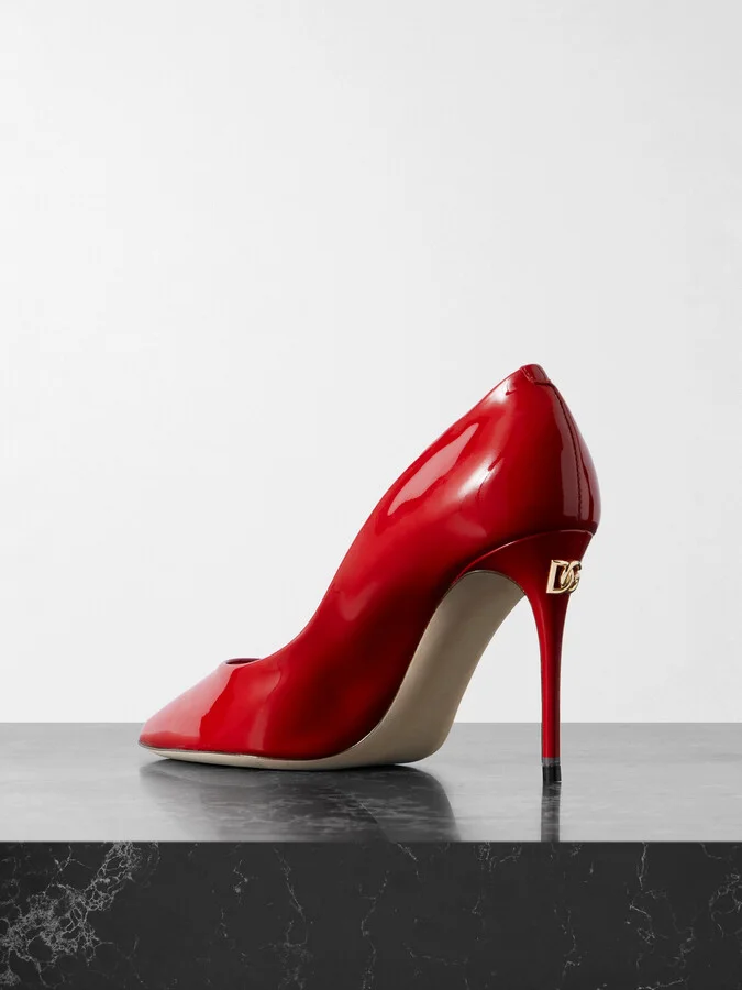 Dolce & Gabbana - Vernice Patent-leather Pumps - Red - Image 3