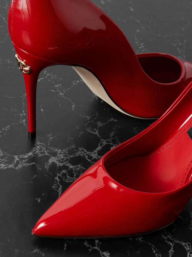 Dolce & Gabbana - Vernice Patent-leather Pumps - Red - Image 4