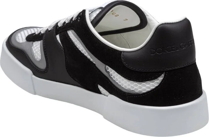Dolce & Gabbana White And Black Sneakers - Image 7