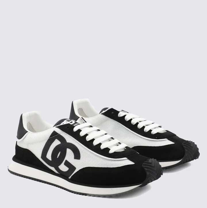 Dolce & Gabbana White And Black Sneakers - Image 3