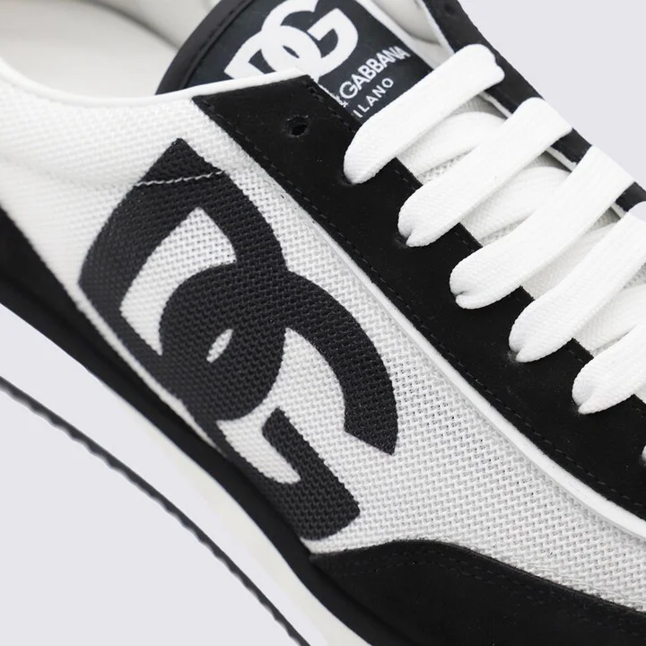 Dolce & Gabbana White And Black Sneakers - Image 4