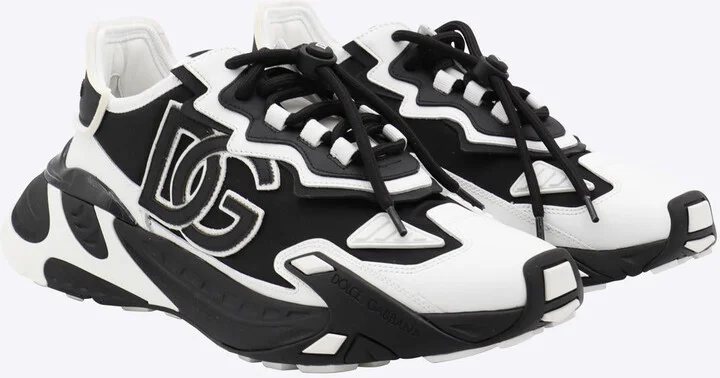 Dolce & Gabbana White And Black Sneakers - Image 2