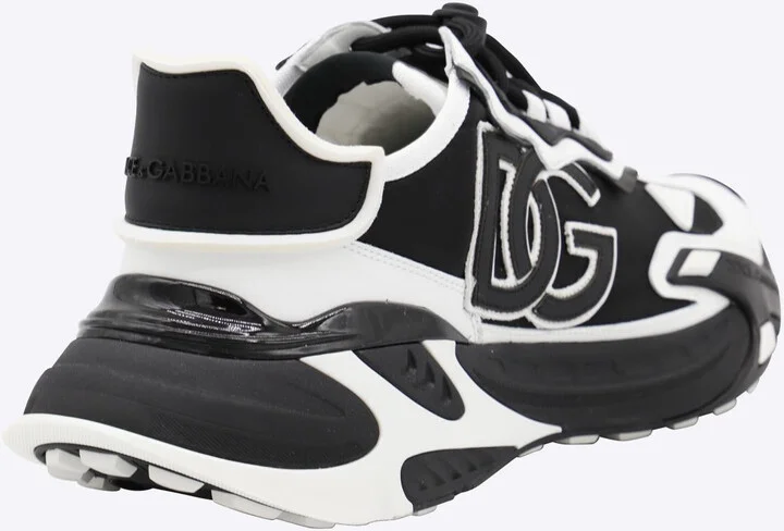 Dolce & Gabbana White And Black Sneakers - Image 3